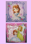 SOFIA THE FIRST WALL ART CANVAS PRINT SET OF 2 READY TO HANG GIFT IDEA 30cm - The Bowerbirds Nest of Treasures