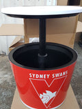 AFL Cooler Bar Table Carlton Collingwood Freemantle Geelong GWS Hawthorn Swans - The Bowerbirds Nest of Treasures