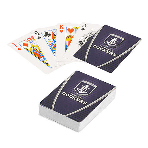 OFFICIAL LICENSED AFL Fremantle Dockers TEAM LOGO FULL DECK PLAYING CARDS Game - The Bowerbirds Nest of Treasures