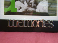 MEMORIES BLACK WOODEN 4 x 6 Photo Frame - The Bowerbirds Nest of Treasures