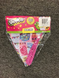 SHOPKINS Bunting Flags Banner Vanilla Scented - The Bowerbirds Nest of Treasures