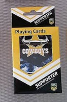 OFFICIAL LICENSED NRL NTH QLD COWBOYS TEAM LOGO FULL DECK PLAYING CARDS POKER - The Bowerbirds Nest of Treasures
