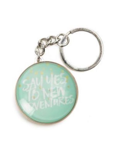 SPLOSH KEYRING Pastel Dreams Say Yes To New Adventures great gift idea - The Bowerbirds Nest of Treasures