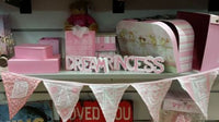 Splosh Dance Girls Pink White Block Word Bedroom Home Decor - The Bowerbirds Nest of Treasures