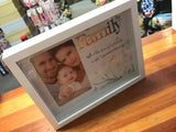 Family Inspirational Freestanding Photo Picture Frame 4 x 6 Home Decor - The Bowerbirds Nest of Treasures