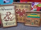 Dance in the Rain Led Sign - The Bowerbirds Nest of Treasures
