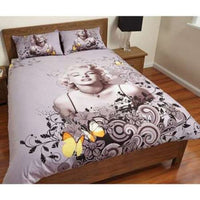 MARYLIN MONROE BROWN SINGLE BED QUILT DOONA DUVET COVER SETS BEDROOM DECOR - The Bowerbirds Nest of Treasures