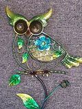 Metal Owl Garden Stakes Set 3 Garden Ornament - The Bowerbirds Nest of Treasures