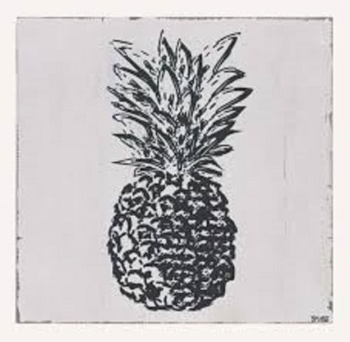 SPLOSH FIESTA PINEAPPLE CHARCOAL WOODEN WALL ART FOR HOME OFFICE DECOR - The Bowerbirds Nest of Treasures