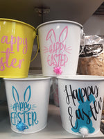 Easter Egg Hunt Tin Bucket