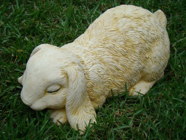 Large Lop Eared Rabbit Concrete Garden Ornament Statue