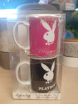 Playboy His & Hers Playboy & Playmate Stackable Mug Set