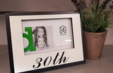 30th Birthday Photo Frame - The Bowerbirds Nest of Treasures
