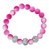 Pink Poppy Jewellery Ombre Rubber Touch Bracelet