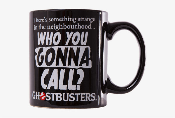 Ghostbusters Black Coffee Mug