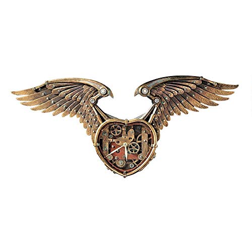 Wings of Steam Punk Wall Clock - The Bowerbirds Nest of Treasures