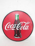 Coca Cola Cast Iron Sign The Bowerbirds Nest of Treasures Warragamba