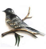 Willy Wagtail Bird Metal Outdoor Wall Art
