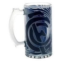 OFFICAL LICENSED AFL CARLTON BLUES 500ml STEIN BEER DRINK GLASS - The Bowerbirds Nest of Treasures