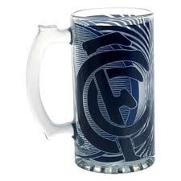 OFFICAL LICENSED AFL CARLTON BLUES 500ml STEIN BEER DRINK GLASS - The Bowerbirds Nest of Treasures
