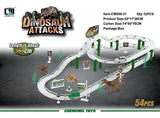 Dinosaur Attacks Track City Play Set Toys