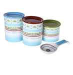 Marrakesh Ceramic Cannister Set 4 Peice Collection