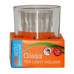 Waxworks Tealight Glass Tea Light Holder with Tea Light - The Bowerbirds Nest of Treasures