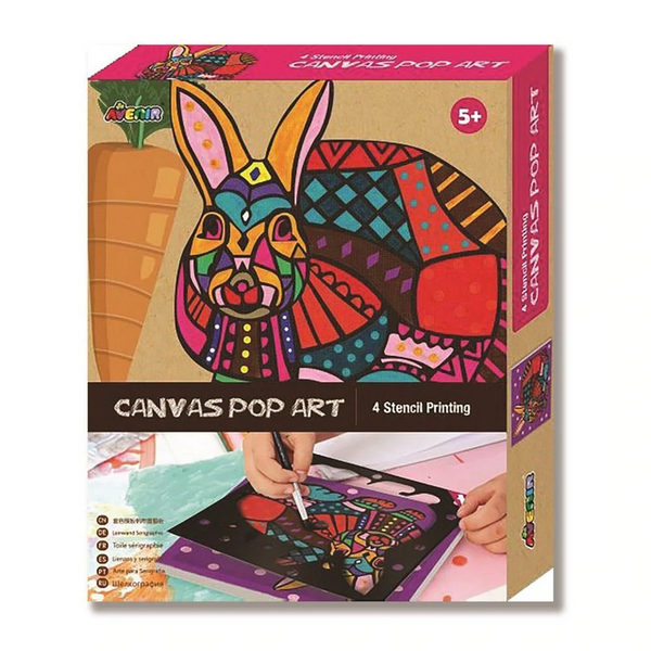 Avenir Canvas Pop Art Rabbit