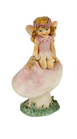 Fairy on Mushroom Bird Ornament