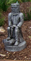 NED KELLY SITTING Concrete Garden Statue ~ PICKUP ONLY - The Bowerbirds Nest of Treasures