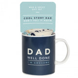 Dad Awesome Mug & Sock Set - The Bowerbirds Nest of Treasures