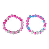 Pink Poppy Jewellery Ombre Rubber Touch Bracelet