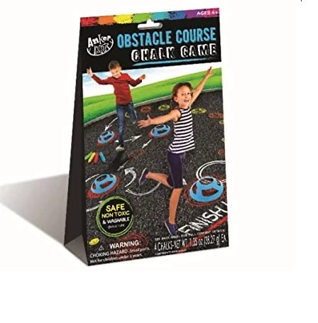 Anker Art Obstacle Course Chalk Game 