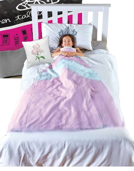 Princess Single Bed Quilt Cover Set - The Bowerbirds Nest of Treasures