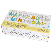 Splosh Happy 50th Birthday Party Lights - The Bowerbirds Nest of Treasures