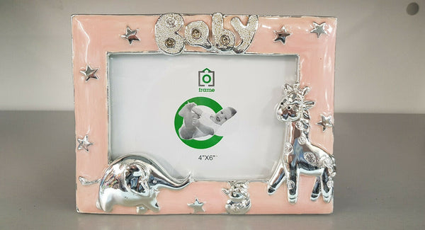 BABY Girl Silver Pink Photo Frame