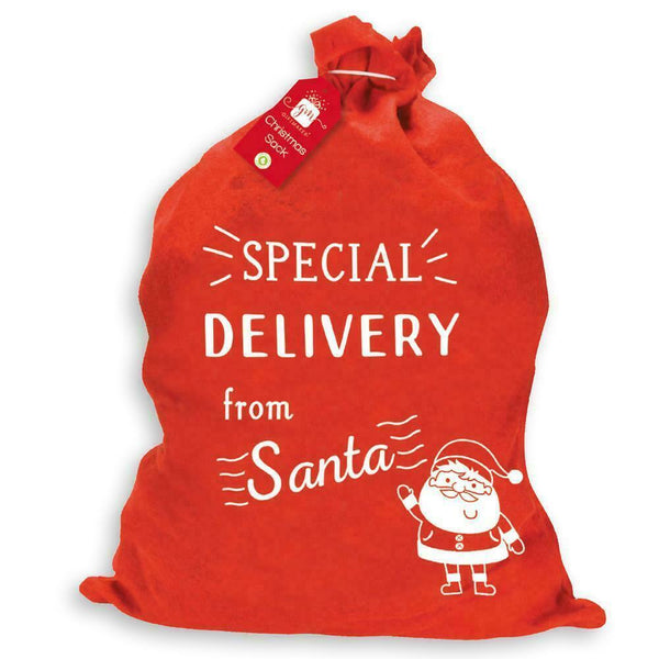 Red Special Delivery Santa Sack