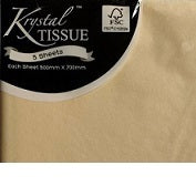 Folded Tissue Paper 5 Sheets Natural