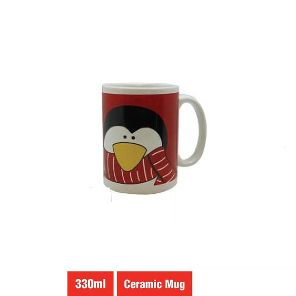 Christmas Penguin Ceramic Coffee Mug